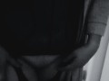 Chubby slut feathers her wet pussy