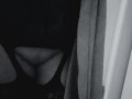 Chubby slut feathers her wet pussy