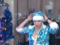 Ritual dances of a mature SnowMaiden to challenge the coolness. Santa's staff in her mouth and cunt!