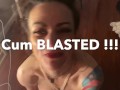 Watch my face get blasted in cum!!