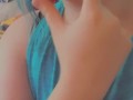 Playing with my sharp sharp teeth. (Tongue piercing(