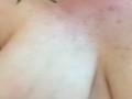 Milf spray milk in bath
