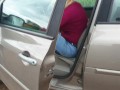 ⭐ Cute Blonde Pissing Her Jeans Twice Outdoors! Kinky Pee Girl !