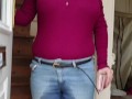 ⭐ Cute Blonde Pissing Her Jeans Twice Outdoors! Kinky Pee Girl !