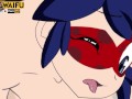 MIRACOLOUS LADYBUG Marinette Dupain Cheng 2D Real HENTAI Big Ass ANIMATION Booty Riding Cosplay Porn