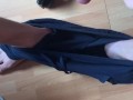 Thick fat cock playing - stud hanging balls - soft to hard erection big softies 