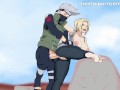 NARUTO - two Hokages have Sex P3 - Kakashi and Tsunade