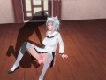 3D HENTAI Teacher fucks a schoolgirl with a vibrator in the ass