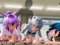 3D HENTAI group sex in the classroom
