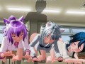 3D HENTAI group sex in the classroom