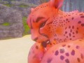 Фурри куни сама себе [yiff party]