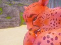 Фурри куни сама себе [yiff party]