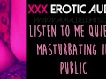 British Chick Masturbating Quietly On Public Train With Vibrator [XXX Erotic ASMR Audio Only]