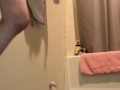 Preshower Dirty Feet Dildo Play