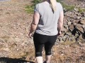 Took a walk in lovley weather, need to pee with stunning veiw