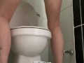 Loud and sexy toilet farts