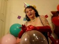 HD Latex Dominatrix LOONER BALLOON INFLATABLES BIRTHDAY!B2P&PussyStuff GIANT Balloons Helium Inhale