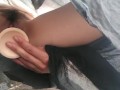 Upskirt pissing