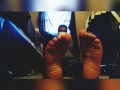 male feet up close