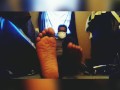 male feet up close