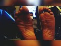 male feet up close