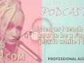 Podcast 16 Listen as I teach John how to be a Faggot Jerk it while I talk