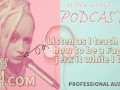 Podcast 16 Listen as I teach John how to be a Faggot Jerk it while I talk