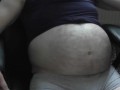 pregman is going into labor and move belly