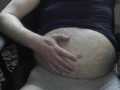 pregman is going into labor and move belly