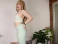 Asian Roommate Gets Horny Doing Yoga And Gets Fucked & Creampied