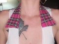 Naughty school girl talks about getting fucked