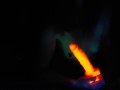 Licking orange dong