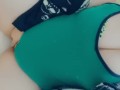 Chubby cutie toilet public play 