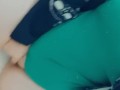 Chubby cutie toilet public play 