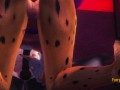 Furry Yiff Hentai POV Blowjob and Fucked Cat x Leopard