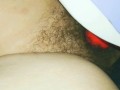 Playing with body massager with my wife