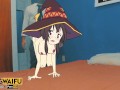 MEGUMIN Konosuba 2D Real Anime Big Japanese Ass Booty Cosplay Hentai Kono Subarashii Sekai porn sex