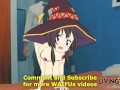 MEGUMIN Konosuba 2D Real Anime Big Japanese Ass Booty Cosplay Hentai Kono Subarashii Sekai porn sex