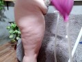 Home enema and masturbation to orgasm