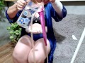 Home enema and masturbation to orgasm