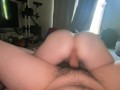 That’s what we call a AssQuake!POV Big booty Pawg getting a creampie reverse cowgirl 