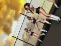 Submissive school girls in slut uniform dancing on the classroom roof MMD R18