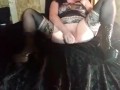 Watch Lingerie Slut Fuck Herself With Large Dildo