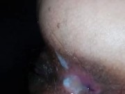 Anal creampie