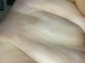 Fatty pushes anal beads out of tight asshole