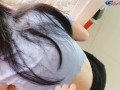 Blowjob at friend's house Oral Creampie กวาดบ้านอยู่ดีๆโดนจับอมควยแตกคาปาก