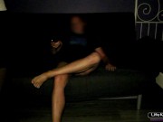 Nylon Footjob with LIFEKIFE