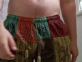 Pants, a six-pack, and a full bladder