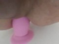 solo anal riding dildo part2