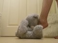 Poor Bear Being Trampled Under Those Sexy Feet